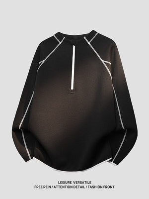 Sweat-shirts et sweats à capuche amples à rayures color-block