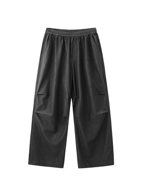 Faux Denim Quick-drying Cooling Sensation Wide Leg Pants