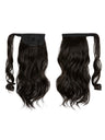 Long, Wavy, Natural Curl Wig With Wrap-around Design