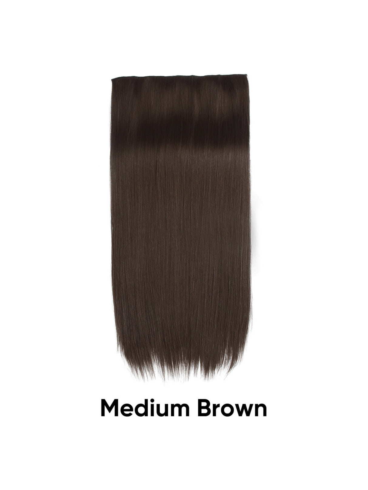 Seamless, Invisible, One-piece Long Straight Wig With Fluffy Hair
