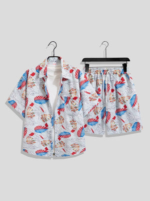 Hawaii Ins Loose-fit Beach Set 2-piece Sets