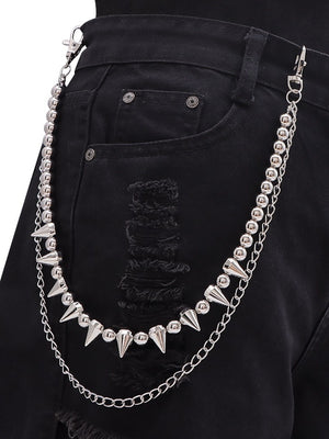 Hip Hop Punk Studs  Waist Chains