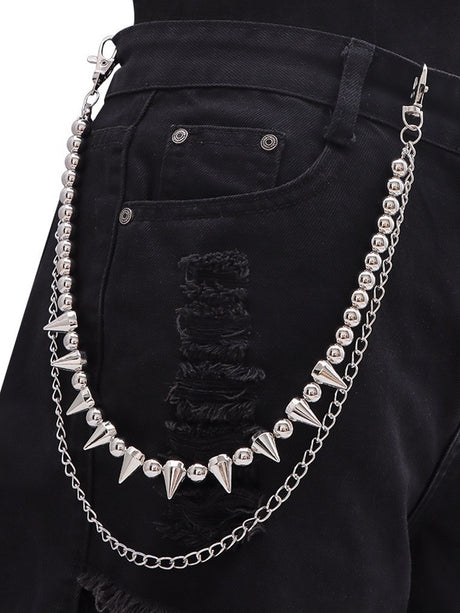 Hip Hop Punk Studs  Waist Chains