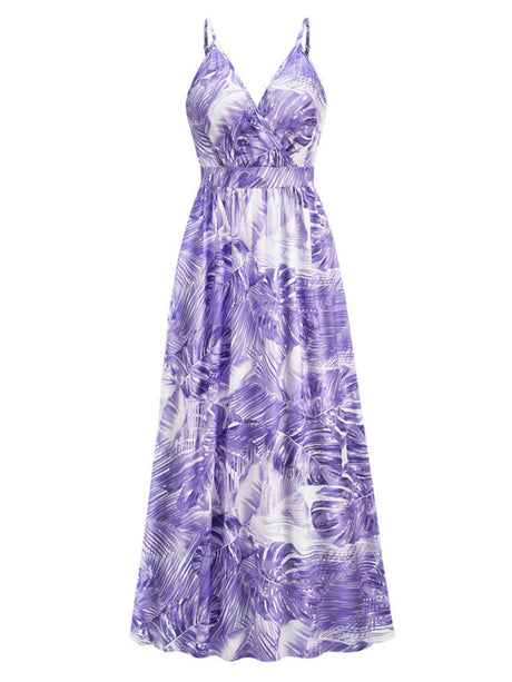 Robes maxi bohèmes à imprimé floral