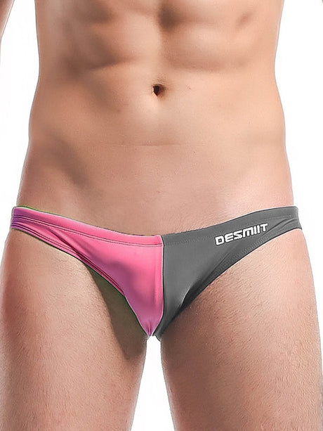 Low Rise Color Matching Triangle Swimming Trunks