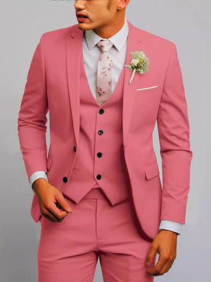 Slim-fit Wedding Suit 3-piece Sets Set