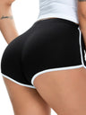 Color Blocking Exercise Yoga Fitness Elastic And Sexy Shorts