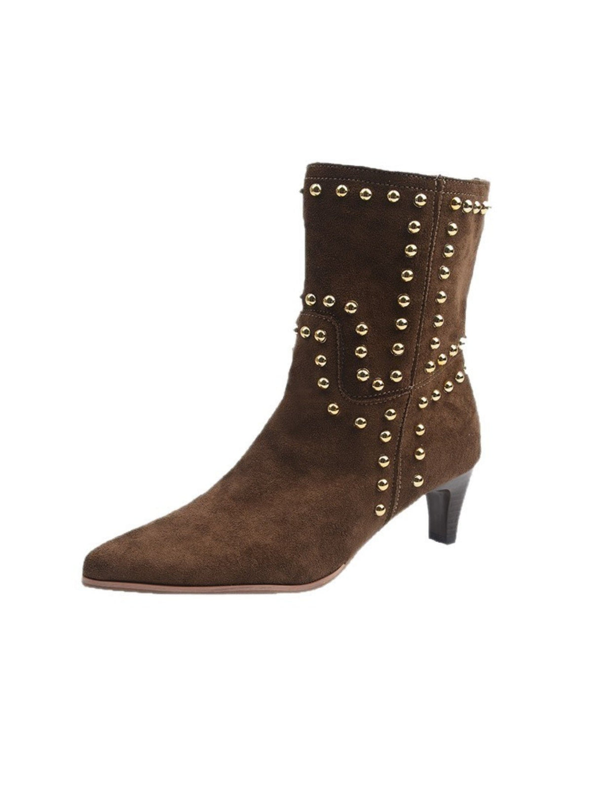 Studded Pointed-toe Women's Boots