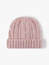 Jacquard Thick-Knit Beanie, Thermal Winter Hat, Warm Fleece-Lined, One Size