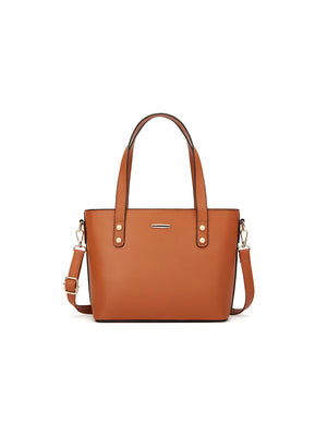 4-piece Crocodile-embossed Tote Bag Set