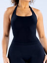 Seamless With Breast Pads Exercise Yoga Halter Top