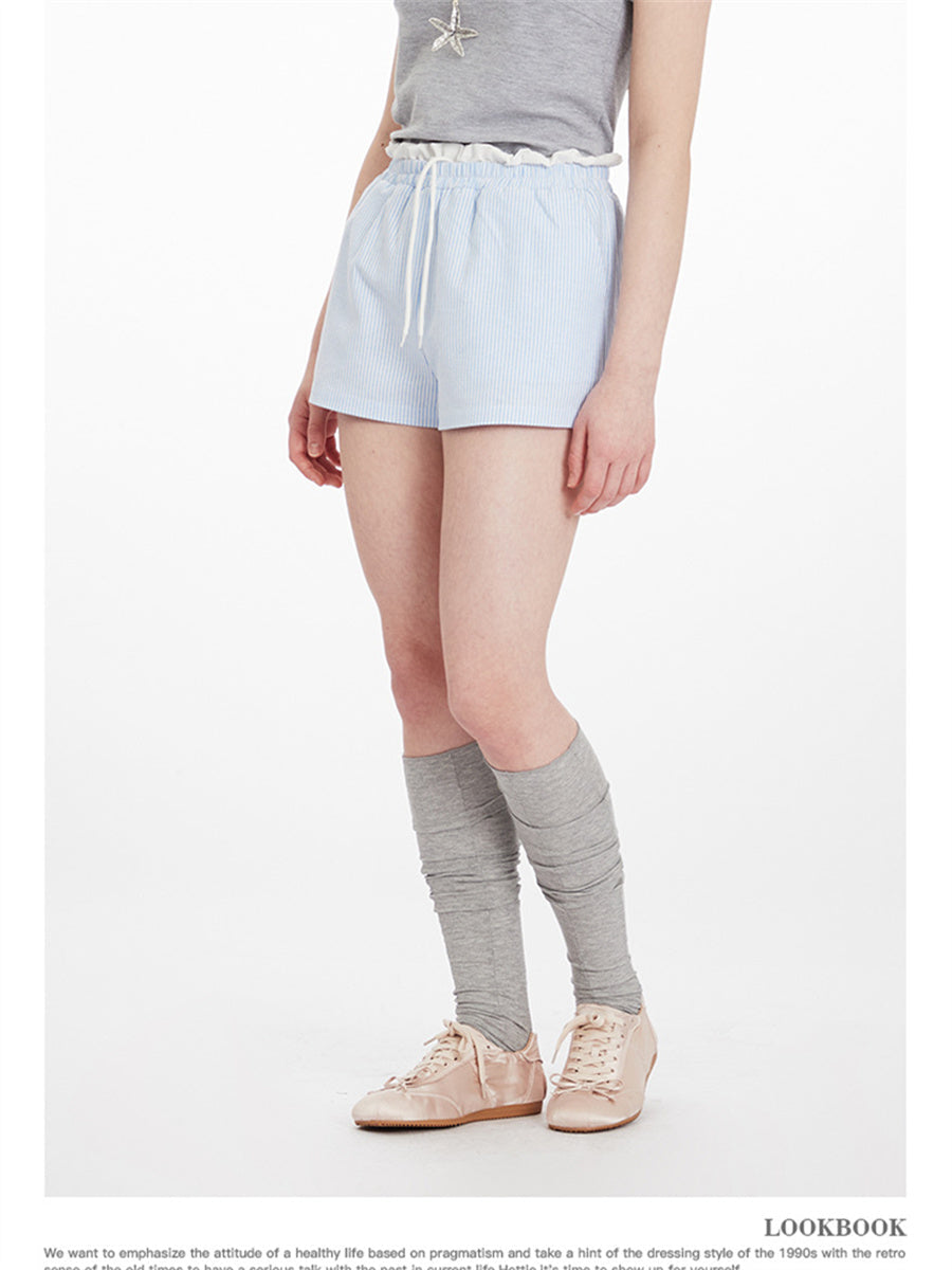 Liber Summer Women's Lace up Shorts