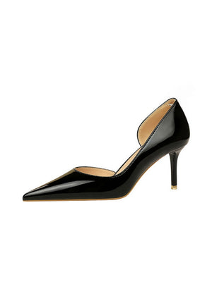 Liber Spring and Autumn hollow ladies high heels