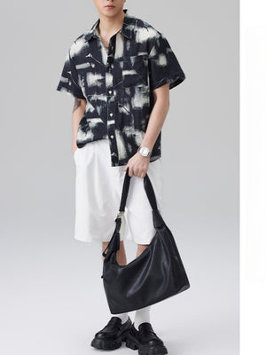 Flax Tie-dye Breathable Shirts