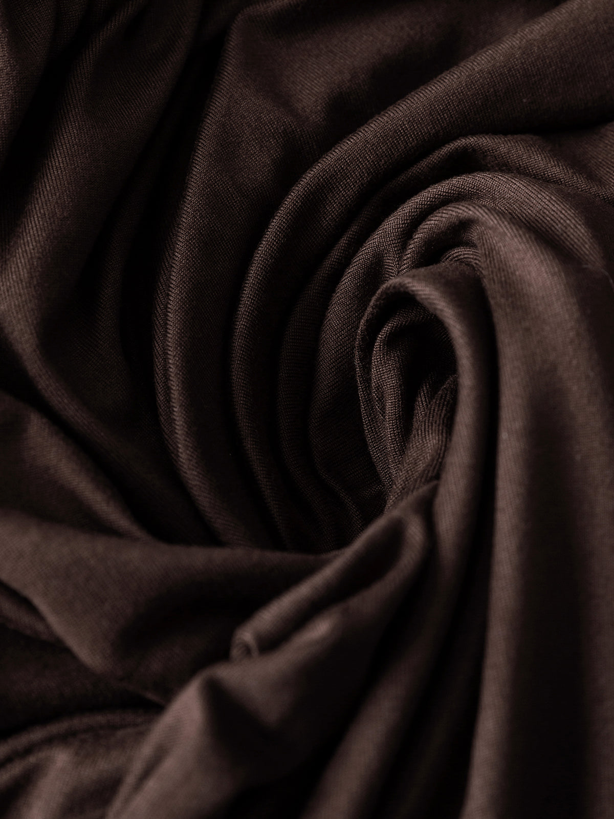 Pleated Design Long-sleeved Round Neck A-line Dress