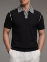 Old Money Style Line Stereo Slim-fit Polo Shirts