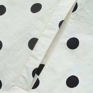 Stand-up Collar Drawstring Sweet And Cool Women's Color-blocked Polka Dot Jacket