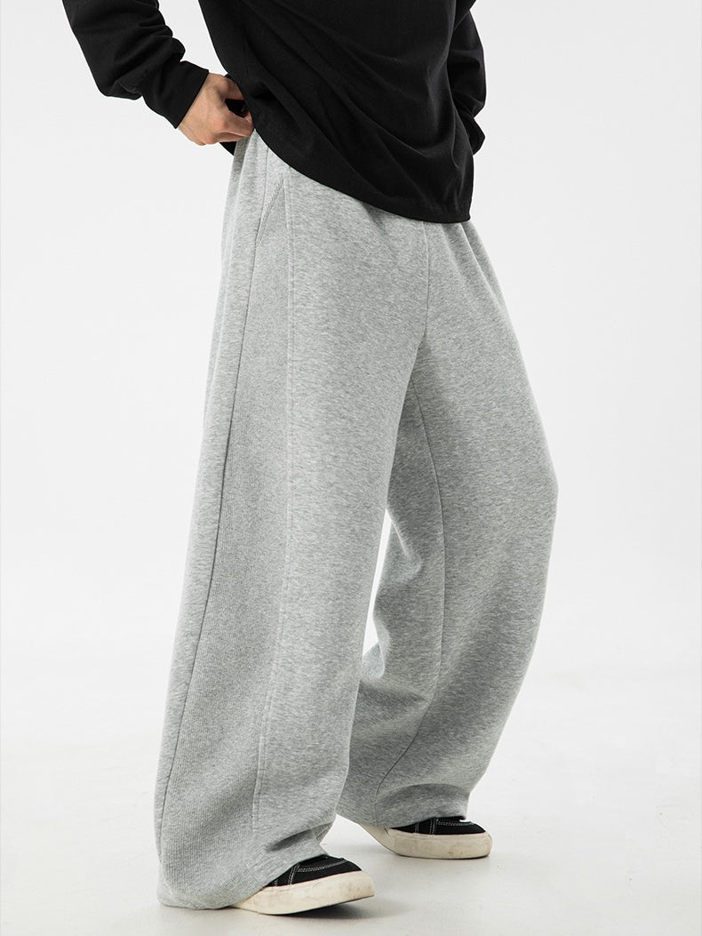 Liber Autumn Men's None Solid Color Pants