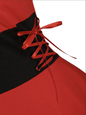 Christmas Parties Bunny Girl Fur Collar Off-shoulder Bow Slip Dress