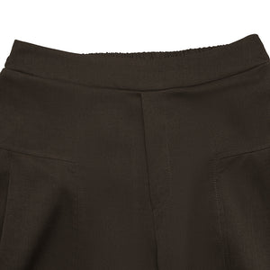 Wide-leg Suit Pants, Women's Commuter Style, Pocket Trousers