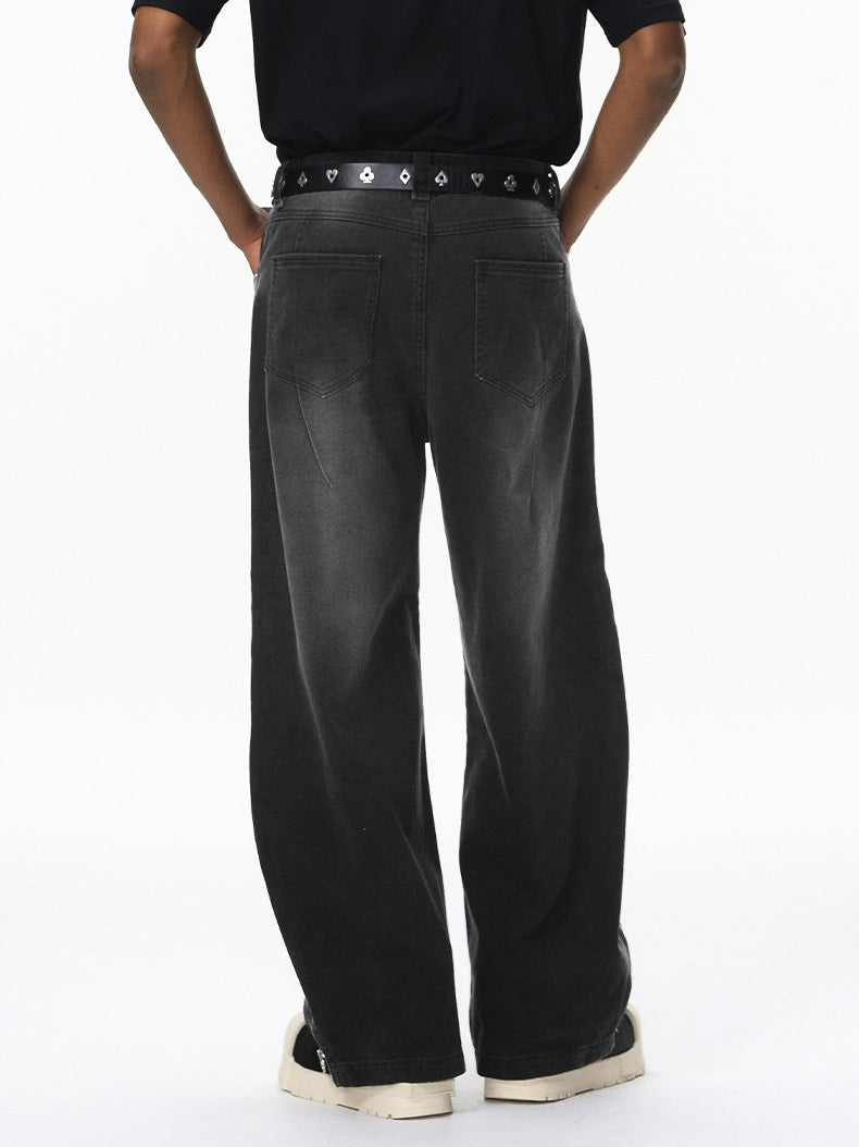Liber Autumn Neutral wear Solid Color Jeans