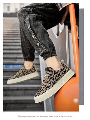 Liber Four Seasons Printed Men's Casual Sneakers