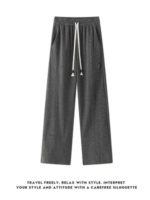 Patchwork-Jogginghose mit weitem Bein und lockerer Passform
