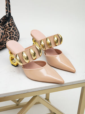 Studded High Heels