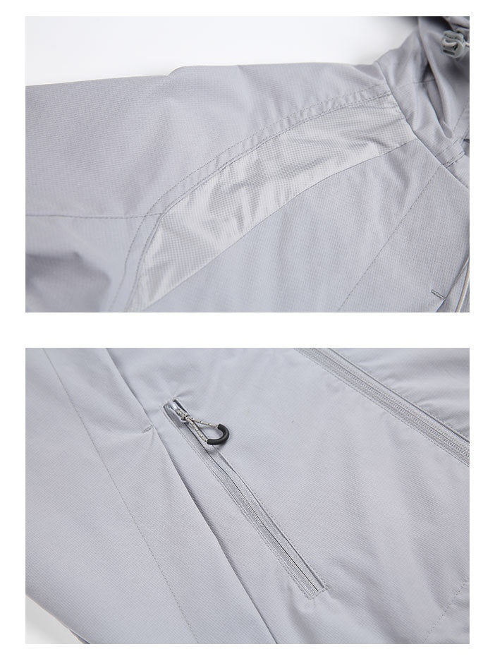 Water-repellent Patchwork Windbreakers