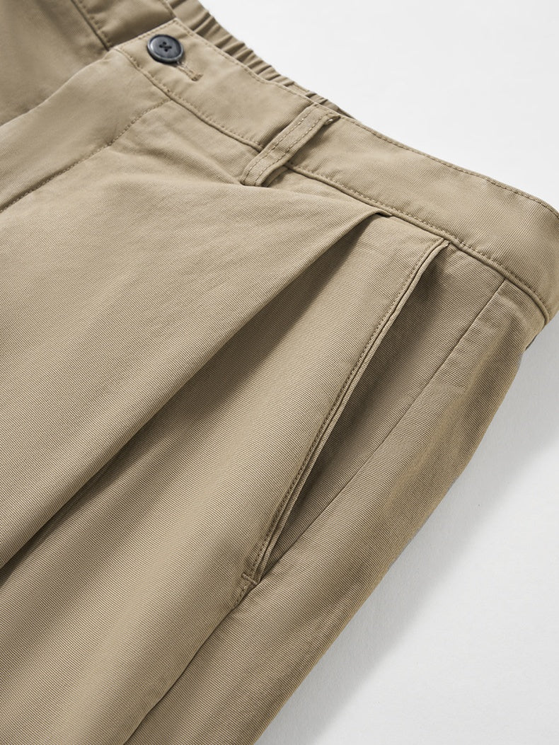 Liber Autumn Neutral wear Solid Color Pants