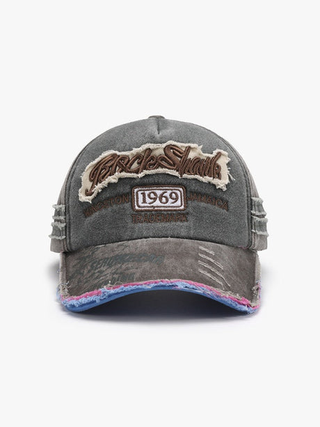 Letter Embroidery Large Head Circumference 50 Cents Baseball Cap