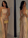 Navel Tube Top Jumpsuits