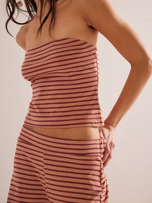 Sexy Slim Fit Casual Striped Suit