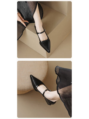 Liber Spring and Autumn Metallic Women's Mary Jane Shoes