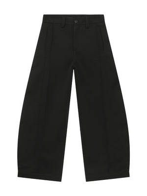 Retro Machete Stereo Gathering Cleanfit Dress Pants Pants