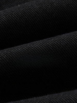 Lateral Bone Splicing All-match Loose Straight Leisure Jeans