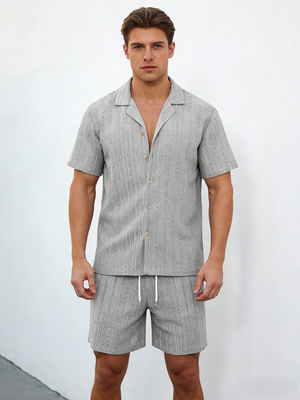 Hollow Out Breathable 2-piece Sets Set