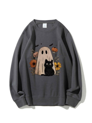 Halloween Pullover Printed Sweatshirt