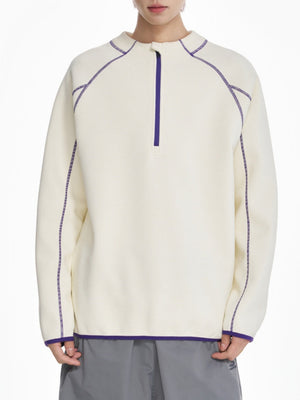 Sweat-shirts et sweats à capuche amples à rayures color-block