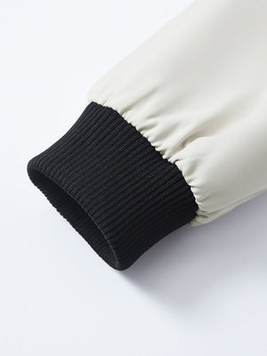 Zipper Version Leisure Outdoor Drawstring Windproof Hooded Windbreaker