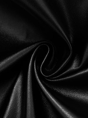 PU Pleated Fishbone Strapless A-line Bustier Mini&Short Dresses