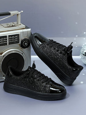 Sequined Women's Sneakers