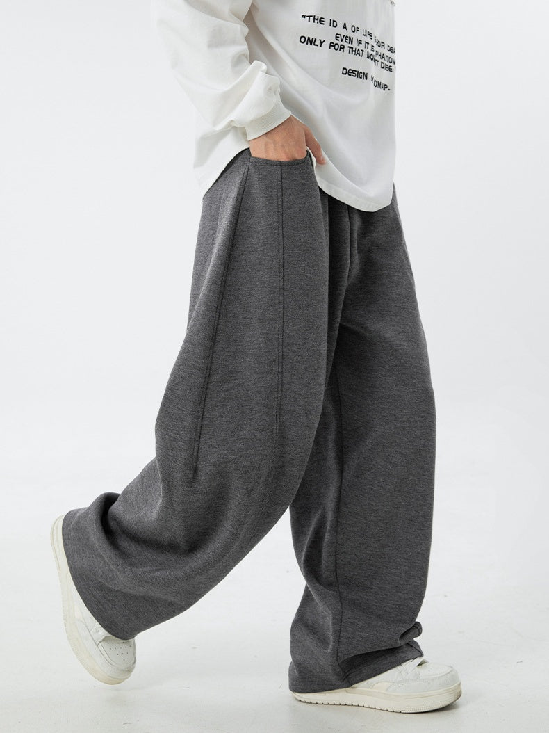 Liber Autumn Men's None Solid Color Pants