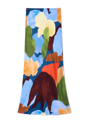 Printed Color Hip-hugging Parties Skirts