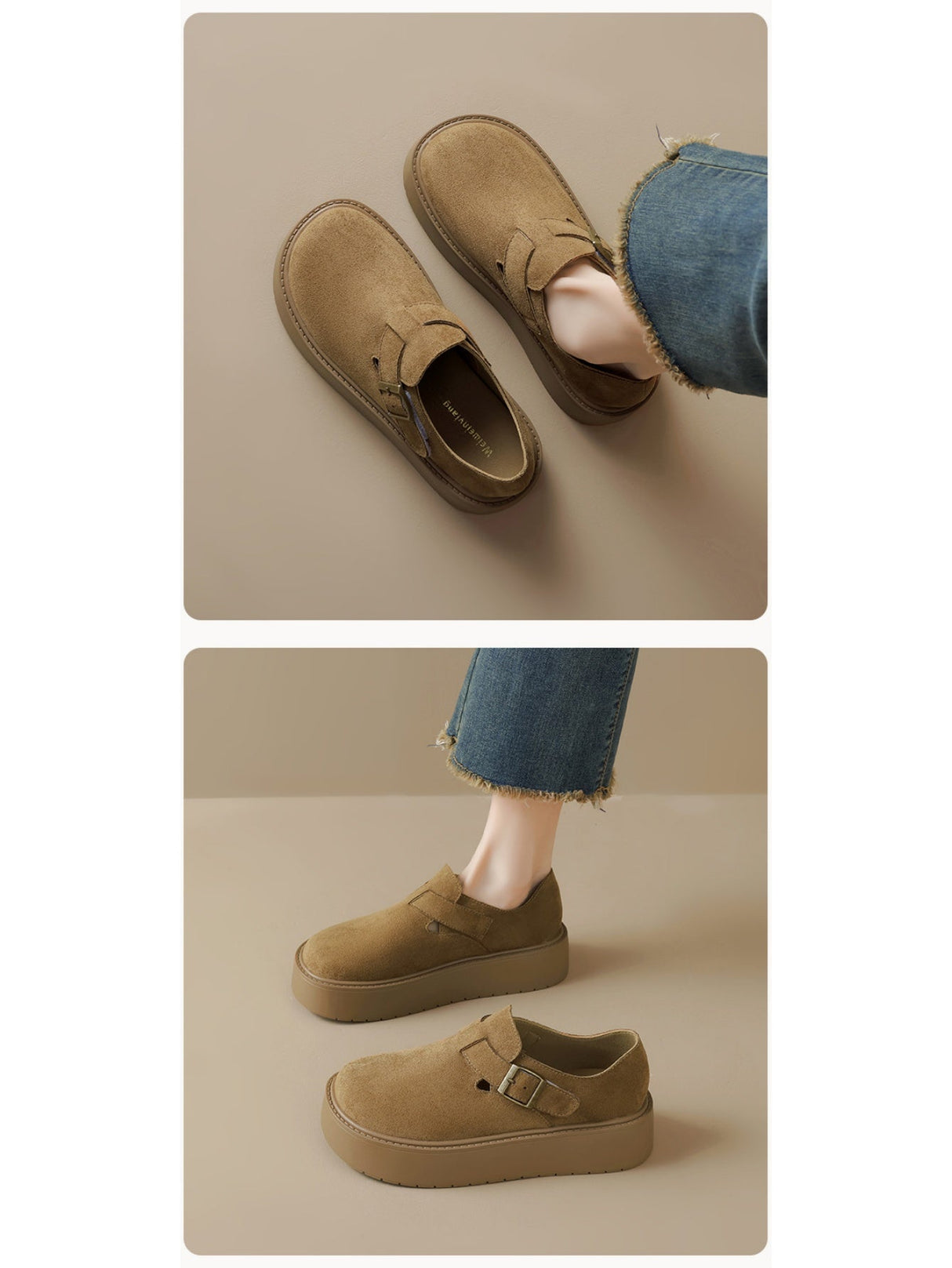 Liber Spring and autumn women's thick-soled flat shoes