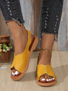 Soft Retro Casual Flat Sandals