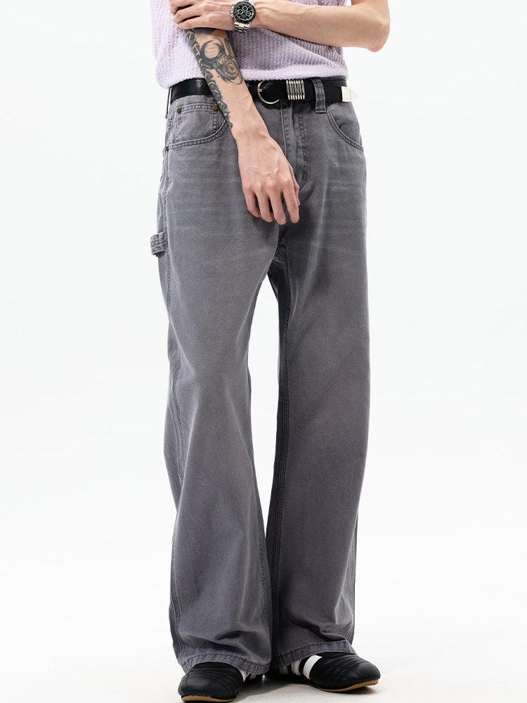 Retro Washed Loose-fit Straight-fit Cleanfit Jeans