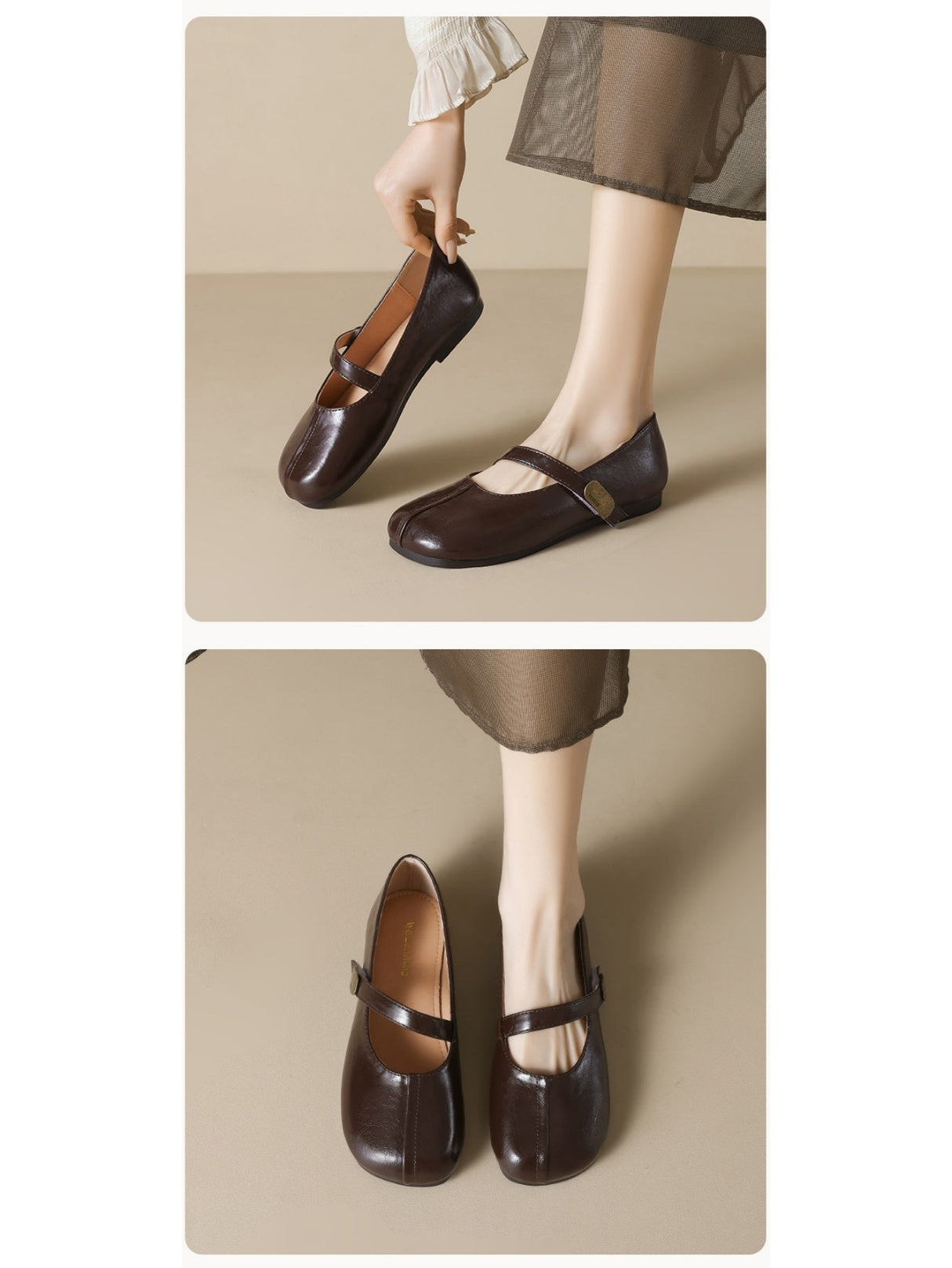 Liber Spring and Autumn Women's Mary Jane Shoes