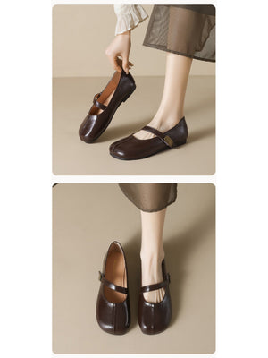 Liber Spring and Autumn Women's Mary Jane Shoes