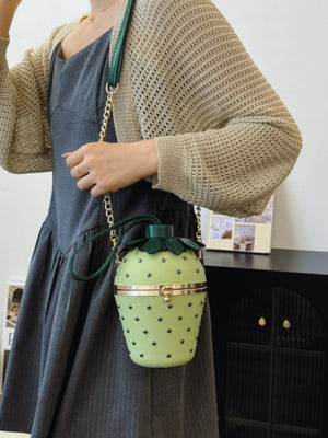 Strawberry Design Fun Crossbody Bag